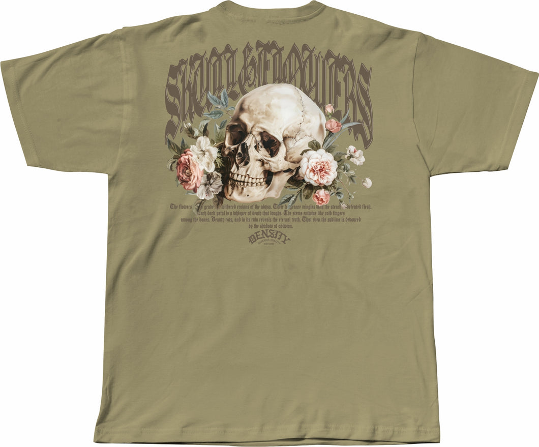 OVERSIZE SKULL & FLOWERS
